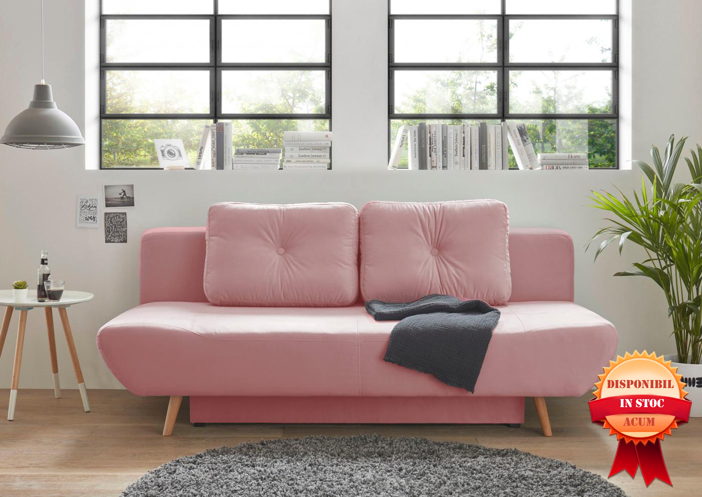 OSLO CANAPEA EXTENSIBILA 200 x 97 MATT VELVET 63